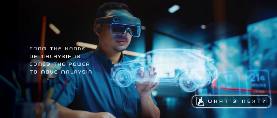 Perodua car in a minimalist studio hero pose for clarity and focus.