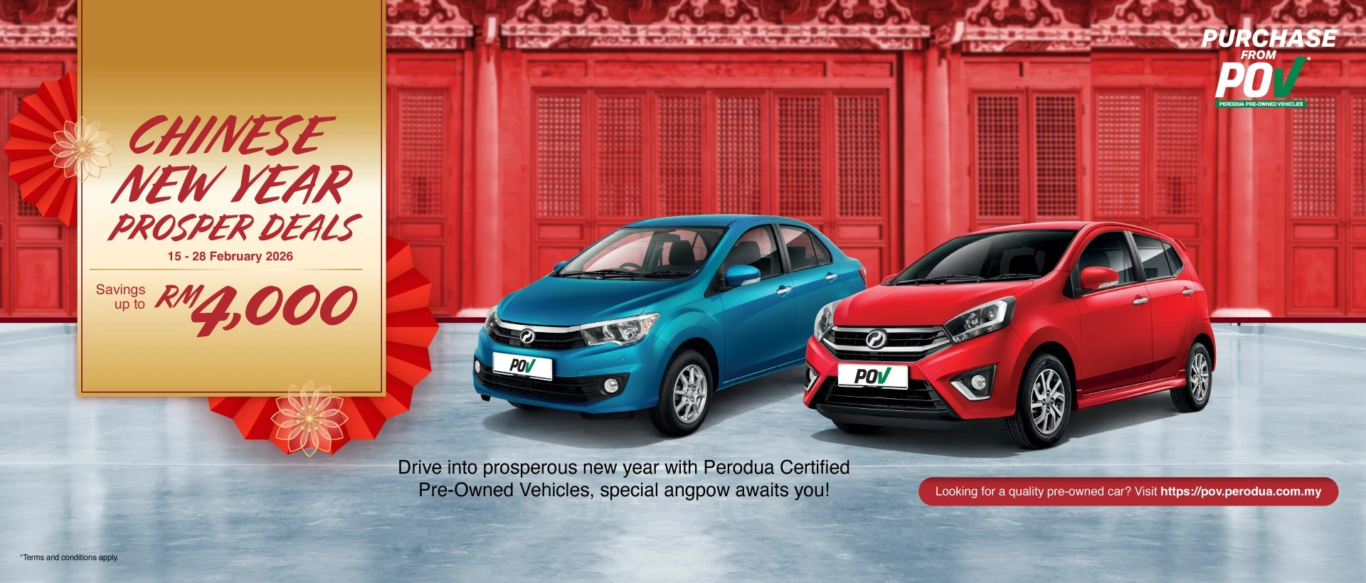 Perodua car in a minimalist studio hero pose for clarity and focus.