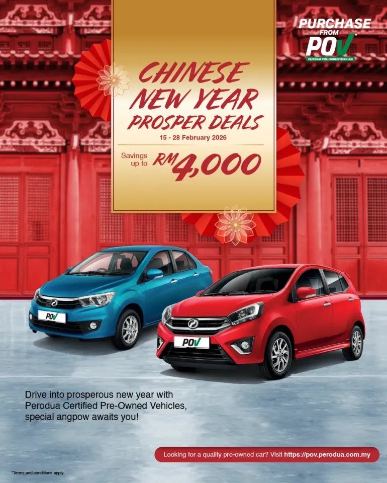 Perodua car in a minimalist studio hero pose for clarity and focus.