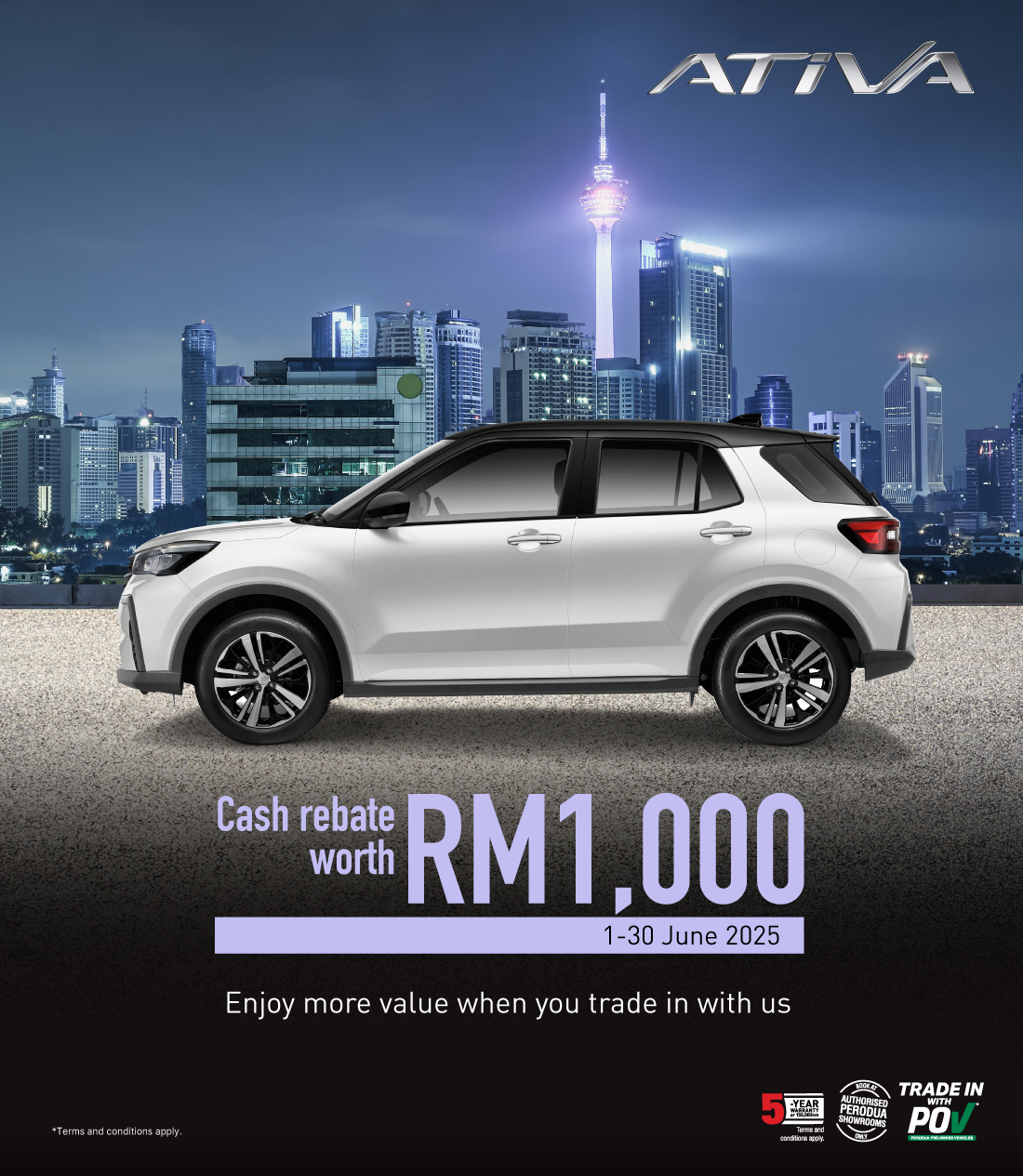 June Sale campaign Ativa 2025 | Perodua