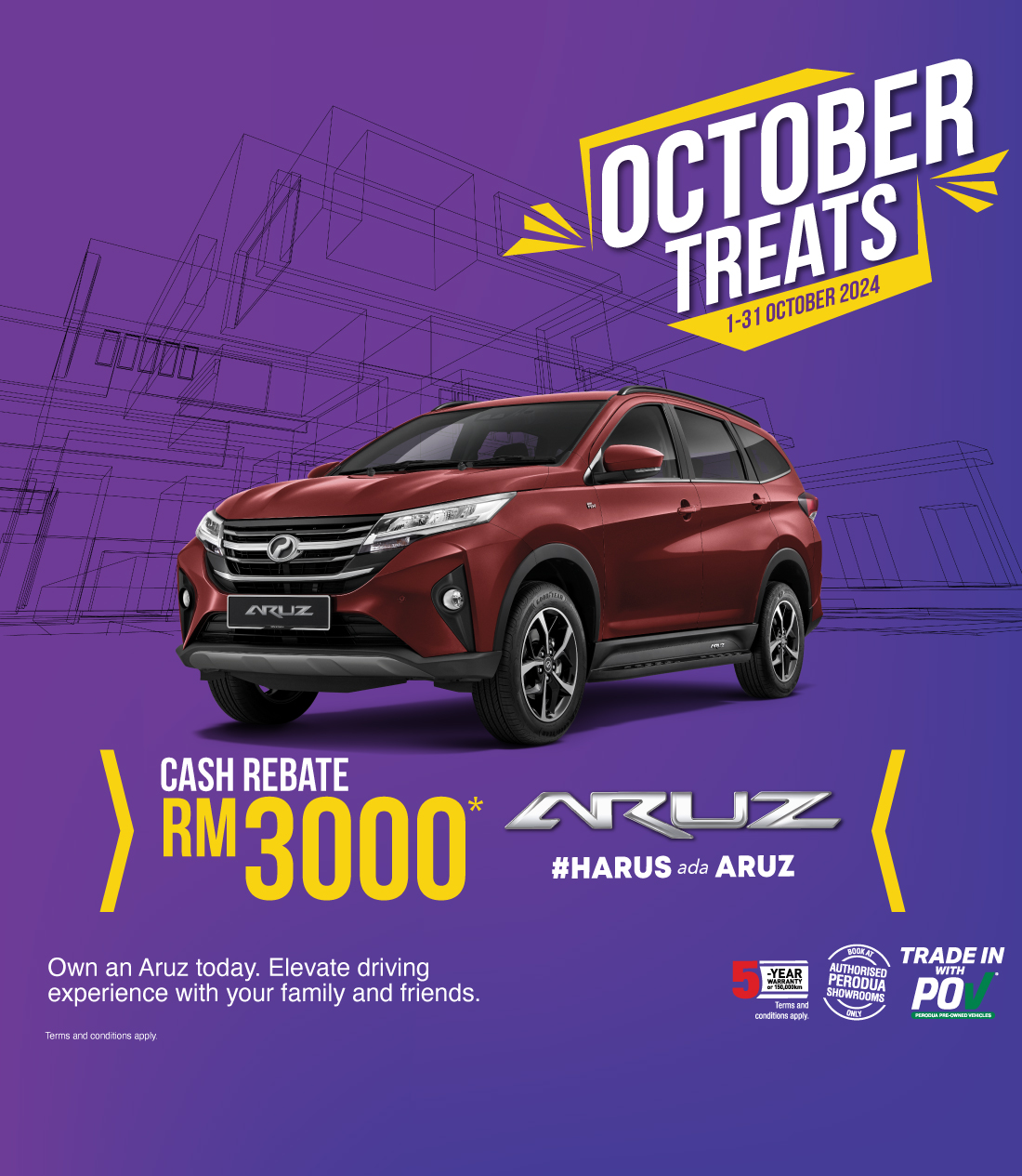 Aruz October Campaign 2024 | Perodua