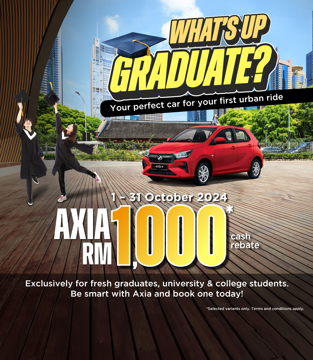 Axia Oct Whats Up Campaign 2024 | Perodua